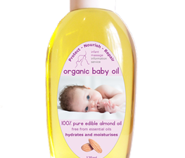 Organic Baby Massage Oil - Sweet Almond 125ml